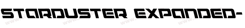 Starduster Expanded字体转换